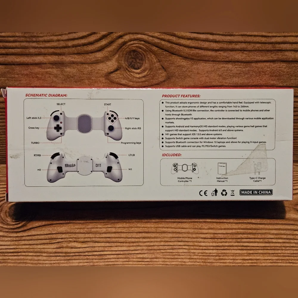 D11 Mobile Gaming Controller Android
